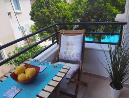 Muğla Ortaca Dalyanda Yüzme Havuzlu, Full Eşyalı 1+1 Daire Kiralık