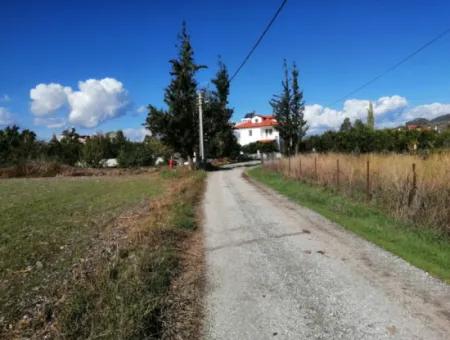 Muğla,  Okçular Da 735 M2 Arsada 125+125 M2, 2 Villa Of Plandan  Satılık